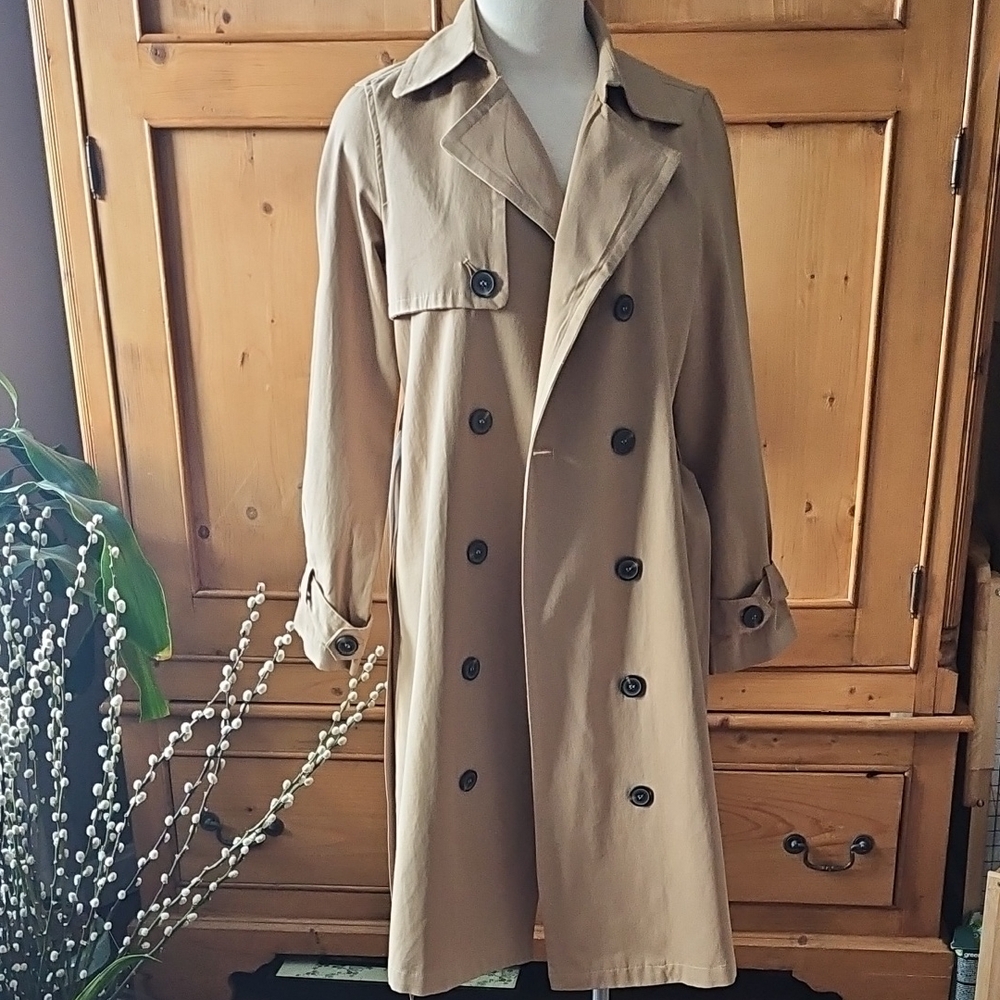 12th Tan Trench Coat Size S NWOT
